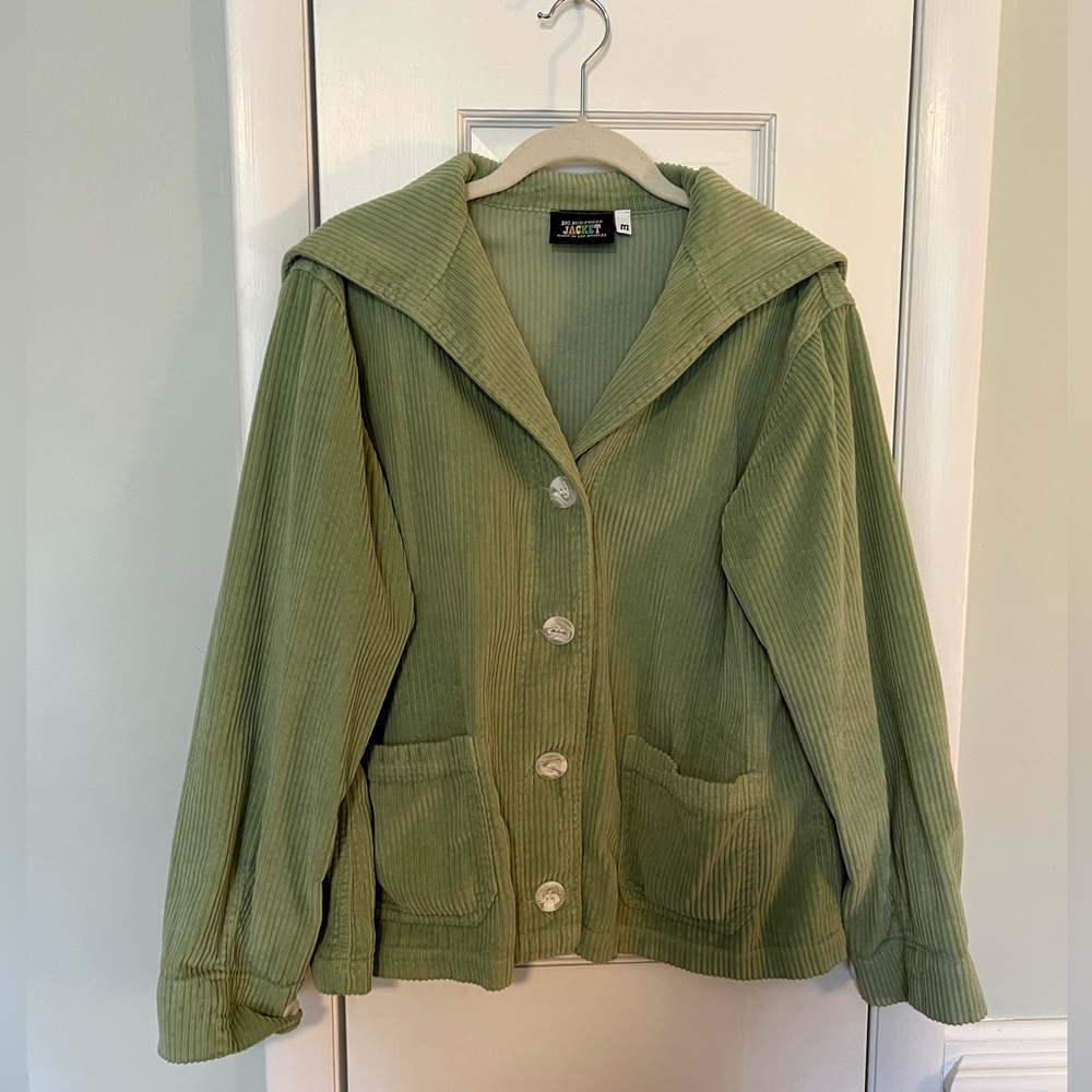 Big Bud Press Green Corduroy Sailor Jacket